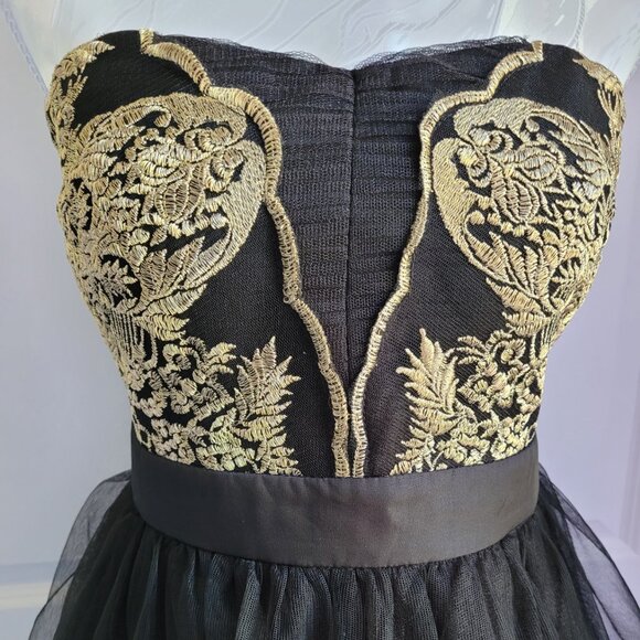 Minuet strapless mini dress size M - Picture 2 of 14